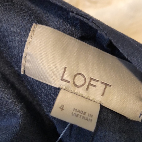 LOFT faux suede jacket - Picture 4 of 8